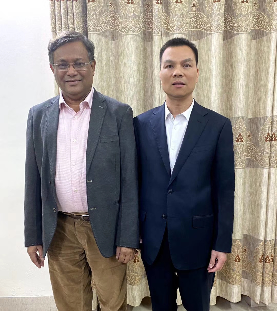 孟加拉国文化部部长接见中亚协华夏文化艺术委员会常务副会长陶烈强